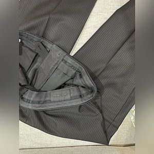 Nordstrom Wool Men’s Dress Slacks with thin stripes